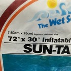 Sealed 1983 Intex The Wet Set Pool Mat 72x30  Inflatable Suntanner  59725 