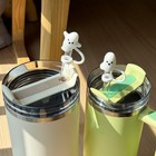Ghost Straw Cover Cap For Stanley Cup 30 40 Oz  Halloween Decor Gift 4 Pcs