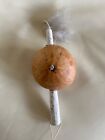 Vintage Native American  Hopi  Hand Painted Gourd Rattle 8 5 