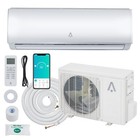         12000 Btu Air Conditioner Ductless Mini Split Heat Pump 19 Seer2 Ac 220v Wif