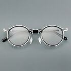 Round Metal Reading Glasses Mens Womens Unisex Readers Acetate Retro Frames