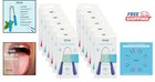 Travel-friendly Tongue Cleaner     12 Durable Stainless Steel Scrapers With Pouch