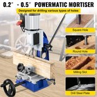 Vevor Mortise Machine Powermatic Mortise With Movable Workbench For Woodworking