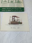 Vintage Cities Service Antique Steamboat Prints Dealer Gift Set 