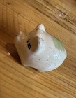Vintage Miniature Pig Figurine      Ceramic Porcelain Cute Kitsch