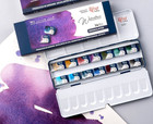 Watercolor Paint Set Metal Case Professional Set Granulated Rosa Gallery 14