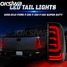 Full Led Tail Lights Lamps For 2008-16 Ford F250 F350 F450 F550 Super Duty Smoke
