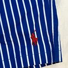 Xl Polo Ralph Lauren Men Swim Shorts Striped Blue White Lined Pockets
