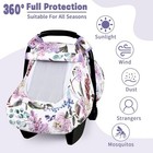 Car Seat Cover Baby  Hnhuaming Infant Covers Canopy For Baby Purple 