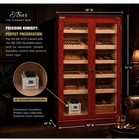 Cigar Humidor Humidifier Industrial Grade Fan Lcd Display Stainless Steel Build