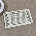 Authentic Navajo Dream Catcher Key Chain Handcrafted White 1 5  Diameter