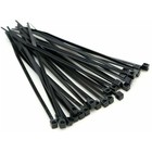 100 Cable Zip Ties 6 8 10 Inch Long Cable Ties Heavy Duty Nylon Cord Black