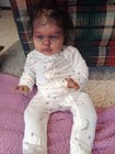 Reborn Baby Doll Ellie By Irina Kaplanskaya Ooak Artist Painted Rooted Hair Coa