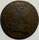 France - Ludovicus Magnus Rex - 19th Century Brass Counter Token - Rare 
