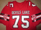 Devils Lake  75 Football Team Game Worn Used Jersey Lg L 
