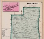 1872 Plat Map Shenango- East Brook Township Pennsylvania Lawrence County