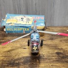 Vintage Tn Nomura Japan Friction Hellicopter Piston Action Us Air Force W  Box