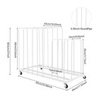 Art Canvas Storage Rack  Artwork Storage Stand  Artwork Storage Stand W  Wheels