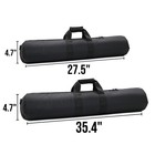 Padded Tripod Carrying Bag For Light Stands Boom Stand And Tripod Black Small