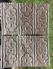 Sale 2 Antique Ceiling Tin Tile Fleur De Li Flower Elegant Pie Cupboard Doors