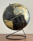 1950s Mid Century Modern 12    Cram Black Seas Terrestrial Globe Paul Mccobb Era
