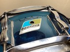Ludwig Vistalite Blue 14  Diameter X 5  Acrylic Snare Drum Nice Vintage 1970 s