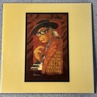 Vtg 1999 New Orleans Jazz And Heritage Festival Ceramic Glass Art Tile