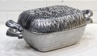 Don Drumm Vintage Brutalist Cast Aluminum Mcm 3qt Large Covered Casserole Dish