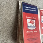 Mobilgas Lot Of 14 Folding Travel Road Usa Maps Vtg Flying Red Horse 1940 s 50s