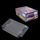 10x Super Nintendo Snes Cib - Clear Plastic Protective Box Protector Sleeve Case