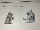 Star Wars Movie Props Concept Art The Force Awakens Production Art Used Print R1