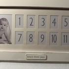 Mud Pie Keepsake Frame Baby s First Year Photo Frame 12 Months Of Pictures