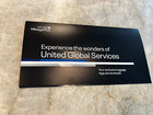 2025 United Airlines Global Services 2 Carbon Fiber Luggage Tags Mexico