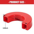 Front Bumper Tow Hook Trailer Cover Trim For Chevy Silverado 1500 2007-2024 Red