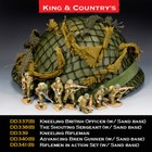 King   Country D Day Dd341b British Riflemen In Action Set Sand Base