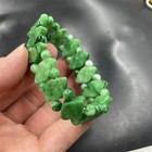 Chinese Hand Carved Jade Natural Dry Green Colored Jade Hand Arranged