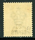 China 1891 Hong Kong 20   30   Dull Green Qv Wmk Cca Scott 61a Mint C195