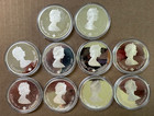 1988  20 Canada Calgary Olympics 10 Proof Silver Coin Set 10 Oz Asw