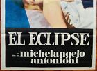 1962 L eclisse Eclipse Alain Delon Monica Vitti 1sh Movie Poster Top Rare Ed 