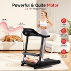 Treadmills For Home  8 0 Mph Walking Pad Treadmill With Incline  Foldable