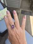 Rare Purple Sapphire       Over 10ct   Sterling Silver Size 10 13 8g