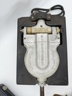Vintage Fs Carbon Heavy Duty Cast Iron Commercial Malted Waffle Maker  read 