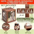Wooden Wedding Card Box For Reception - Gift Card Box For Wedding Reception     