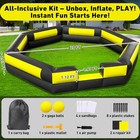 20ft Inflatable Portable Gaga Ball Pit Kit For Indoor Outdoor Game Backyard Camp