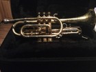 Vintage Buescher  Cornet With Case And Vincent Bach Mouthpiece  For Restoration