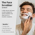 Face Scrubber   Premium Silicone Face Scrubber Handheld Facial Cleansing Brush S