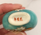 Vintage Porcelain Birds Snuff Bottle Signed