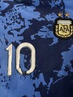 Afa Argentina National Team Youth Size Lionel Messi  10 Soccer Jersey   Blue