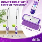 Replacement Mop Pads Homexcel 8 Pack For Swiffer Powermop Multi-surface