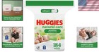 Huggies Natural Care Sensitive Baby Wipes - 184 Count Unscented   Hypoallergenic